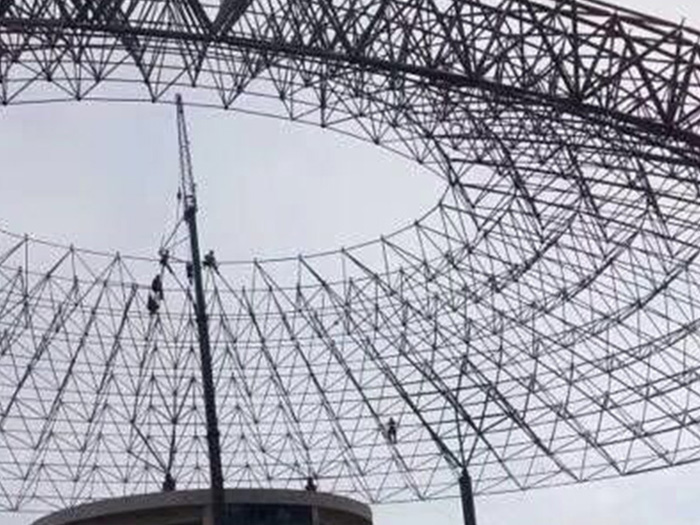 荥阳篮球馆球形网架厂家价格