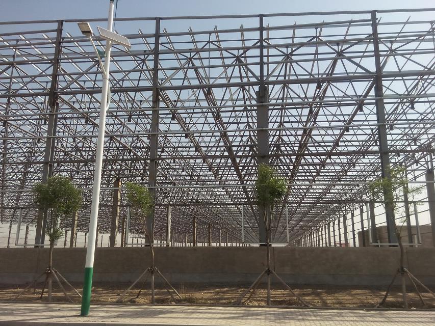 荥阳汽车工业厂房网架